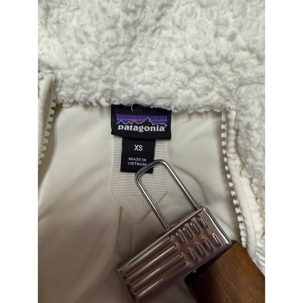 Patagonia Women's Los Gatos Fleece Jacket XS Birch White GUC - Picture 6 of 11